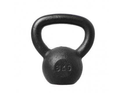 Litinový kettlebell HMS KZG08 8 kg, černý