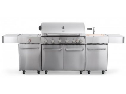 Plynový gril G21 Nevada BBQ kuchyně Premium Line, 8 hořáků + zdarma redukční ventil