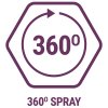 360 spray icon