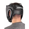 kapfschutz boxhelm zebra pro face bar echtes leder schwarz 04 720x720