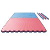 Tatami puzzle - 1m x 1m x 4cm - modro/červená