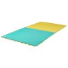 Tatami puzzle 2cm Grappling zelená žlutá