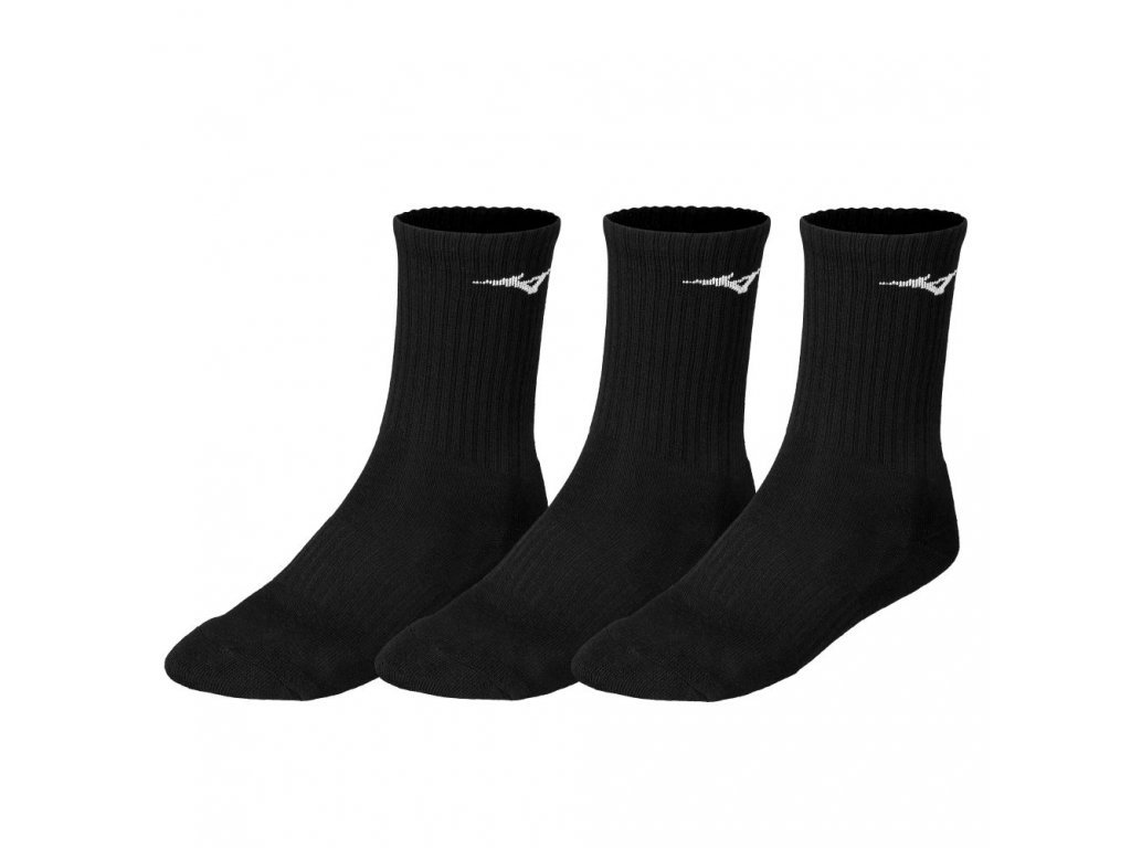 TRAINING 3P SOCKS / BLACK (Velikost MIZUNO L)