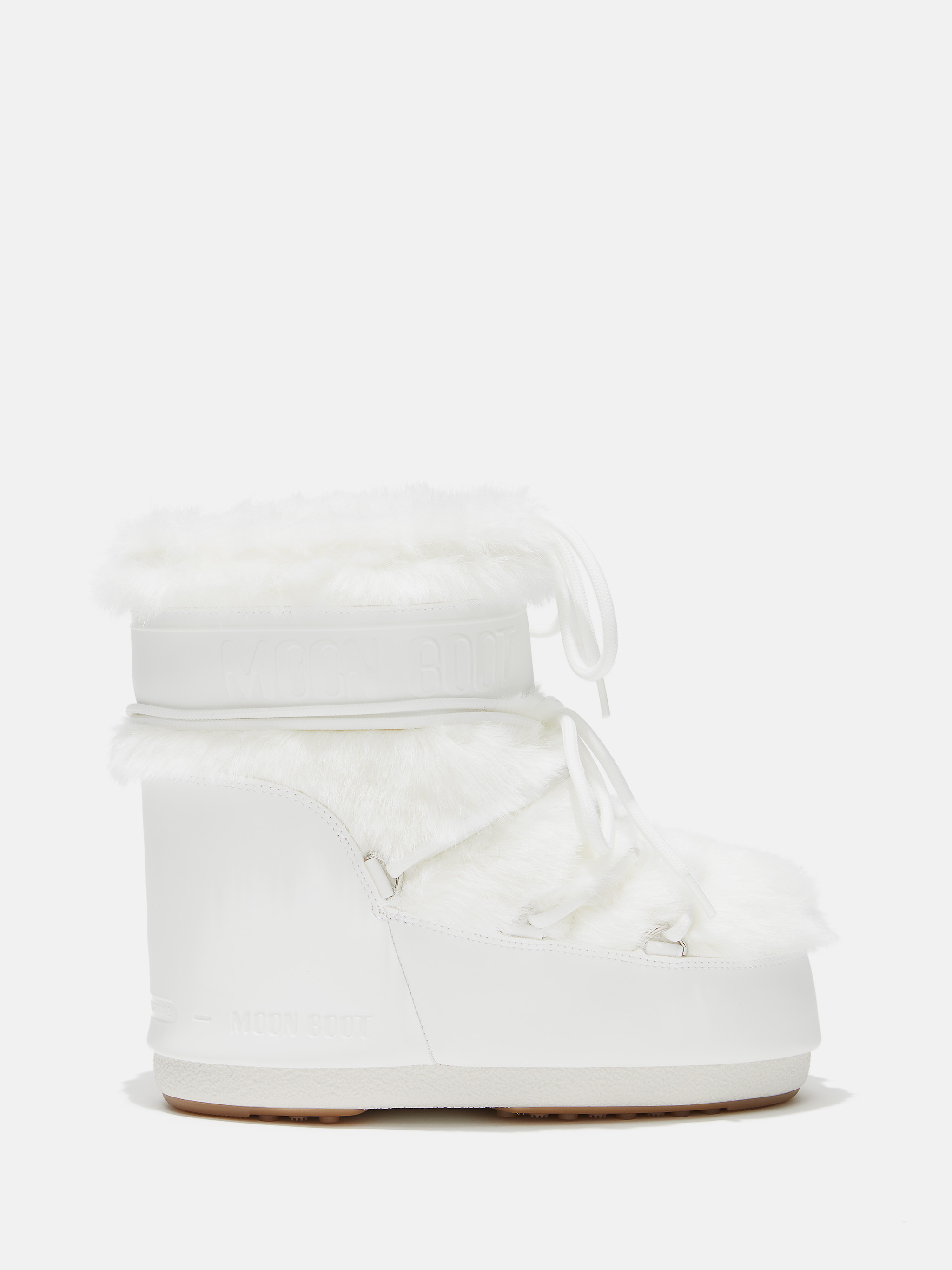 Moon Boot Icon Faux Low Fur White Velikost Moon Boot: 35/38