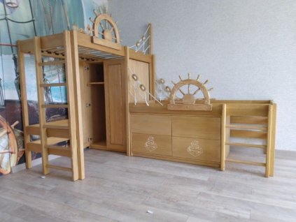 dětská postel námořnická na zakázku