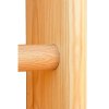 Wooden Wall Bars with Horizontal Bar and Rope Accessories SPORT 2 – 220/240 cm – 120 kg Capacity