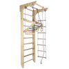 Wooden Wall Bars with Accessories KINDER 3 – 220/240 cm – 120 kg Capacity