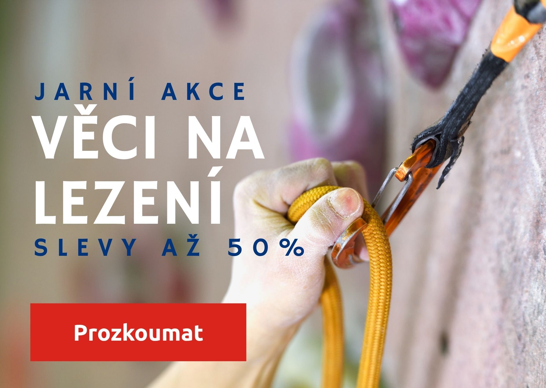 akce na lezecké vybavení