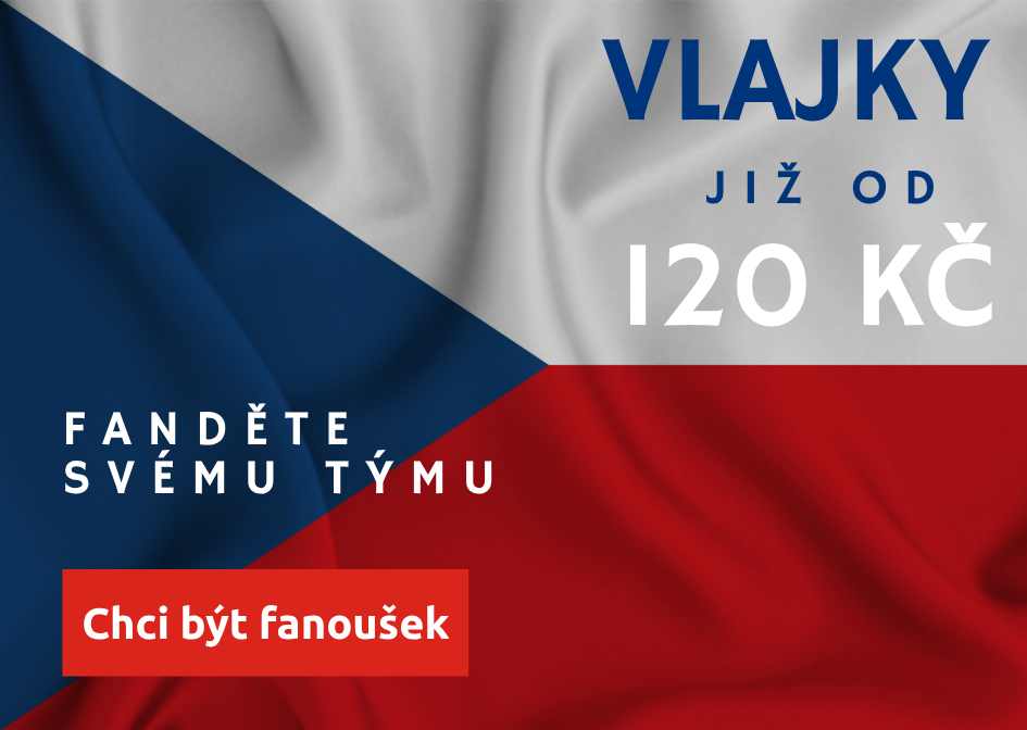 česká vlajka za 165 Kč
