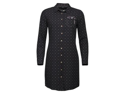 Chillaz šaty Santorin, black denim (Velikost 38)