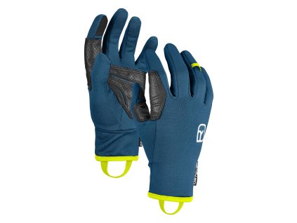 Ortovox rukavice Fleece Light Glove Men's, petrol blue