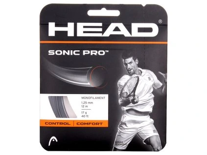 Head Sonic Pro tenisový výplet 12 m černá