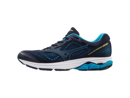 Mizuno boty Wave Rider 22, Peacoat/Primrose Yellow (Velikost UK9,5)