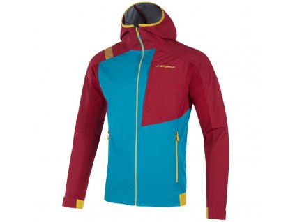 La Sportiva bunda MACNAS SOFTSHELL Jacket Men, crystal/sangria
