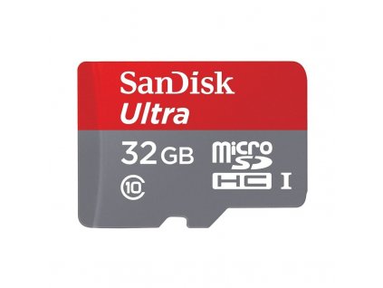 SanDisk Micro SDHC Ultra 32GB Class10 + adaptér
