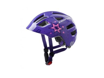 cratoni maxster star purple glossy v