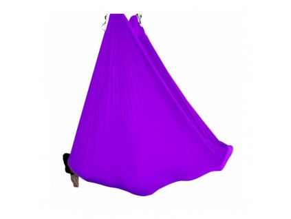 Síť Hamaka na létající jógu - aerial jóga fialová