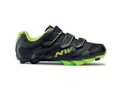 Northwave cyklo tretry Scorpius 2 black mil./yellow fluo, EU 40