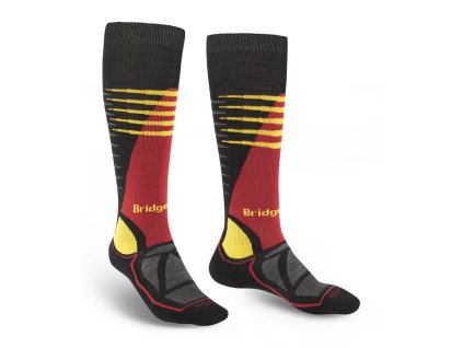 Bridgedale ponožky Ski Midweight black/gold/226