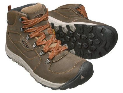 keen westward mid leather wp m dark olive rust 104049