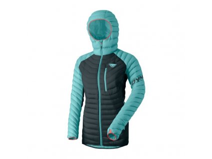 Dynafit bunda Radical Down RDS Hooded Jacket Women, marine blue/3010