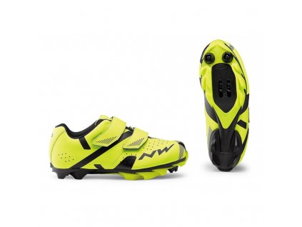 Northwave cyklo tretry Hammer 2 Junior Yellow Fluo/Blk, EU 36