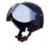 BLIZZARD Helma DOUBLE VISOR SKI HELMET, BLACK MATT, SMOKE LENS, MIRROR