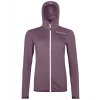 Ortovox mikina Fleece Light Grid Hooded Jacket Women's, wild berry