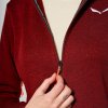 salewa puez rocca polarlite jacket w syrah damska fleecova mikina celorozepinaci