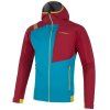 La Sportiva bunda MACNAS SOFTSHELL Jacket Men, crystal/sangria (Velikost L)