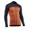 northwave force 2 roadgravel long sleeves jersey blackcinnamon