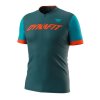 Dynafit cyklo dres Ride Light S/S FZ Tee M, petrol frost