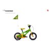 Ghost dětské kolo Powerkid 12 - Green / Yellow/Red