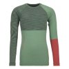 Ortovox tričko 230 Competition Long Sleeve Women's, green isar blend