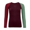 Ortovox tričko 120 Competition Light Long Sleeve Women's, dark wine