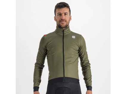 3576 3576 panska cyklisticka bunda sportful fiandre warm jacket khaki