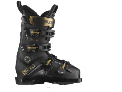 4569 4569 lyzarske boty salomon s pro 100 w gw black burgandy