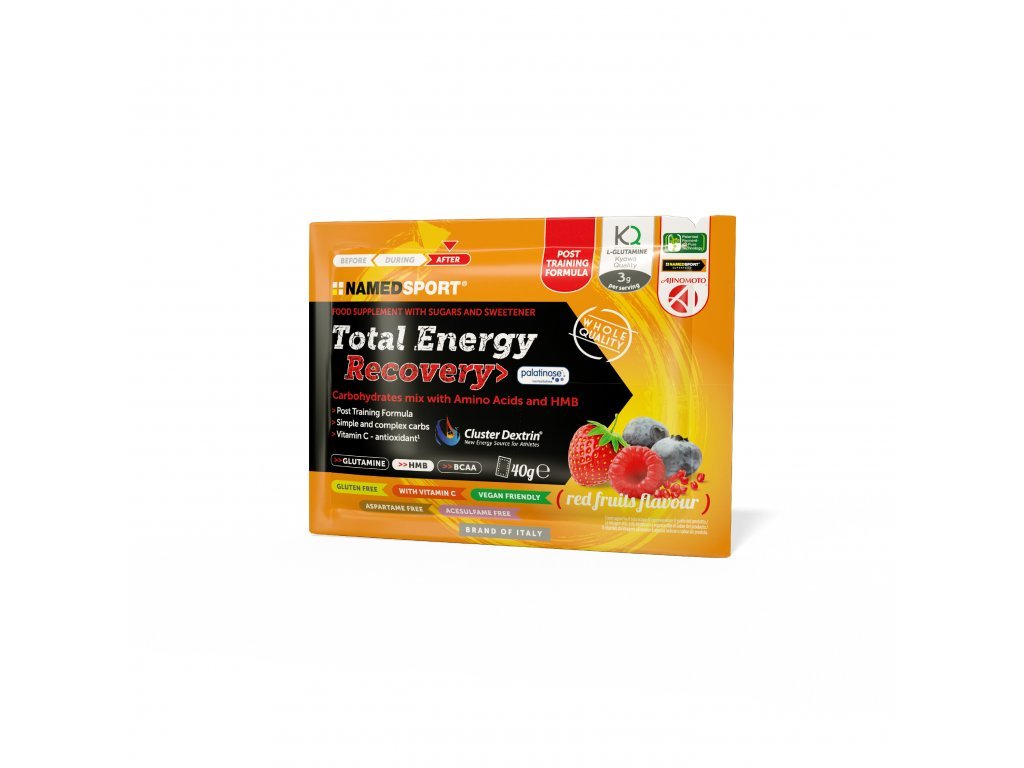 TOTAL ENERGY RECOVERY RED FRUITS - 40g, energetický nápoj