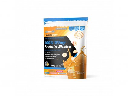100% WHEY PROTEIN SHAKE HAZELNUT CREAM - 900g, proteinový nápoj