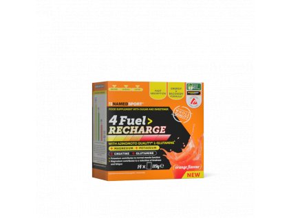 4FUEL RECHARGE - 14x119g, tréninkové pití s aminokyselinami a vitaminy, pomeranč