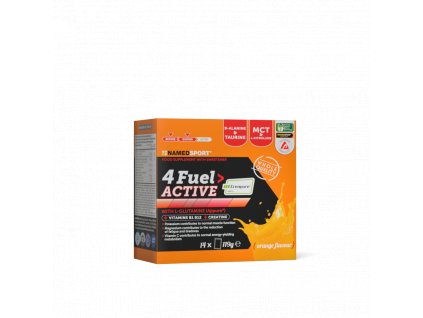 4FUEL ACTIVE - 14x119g, tréninkové pití s aminokyselinami a vitaminy, pomeranč