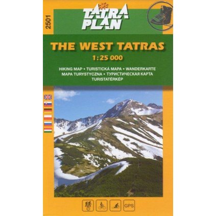 Západní Tatry 1:25 000, ang.