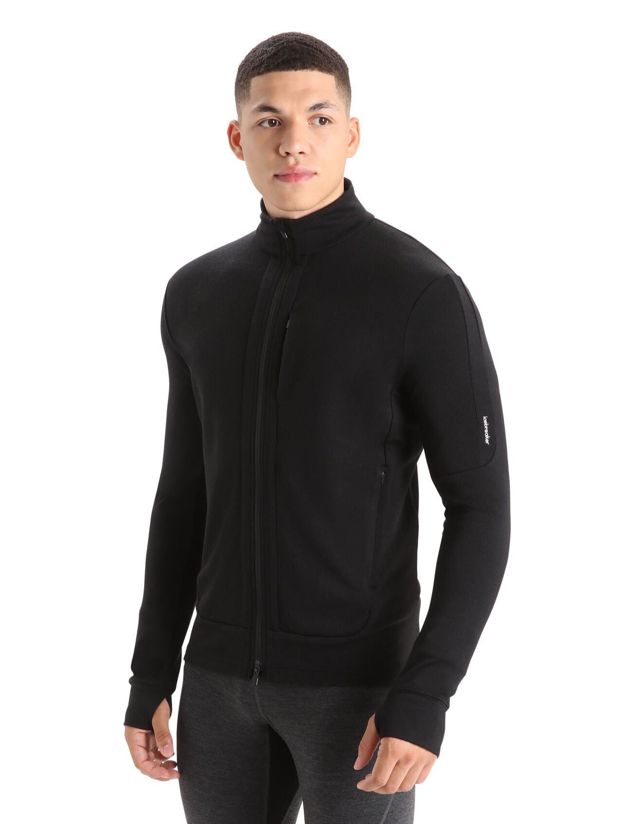 Icebreaker Quantum III LS Zip Velikost: XXL