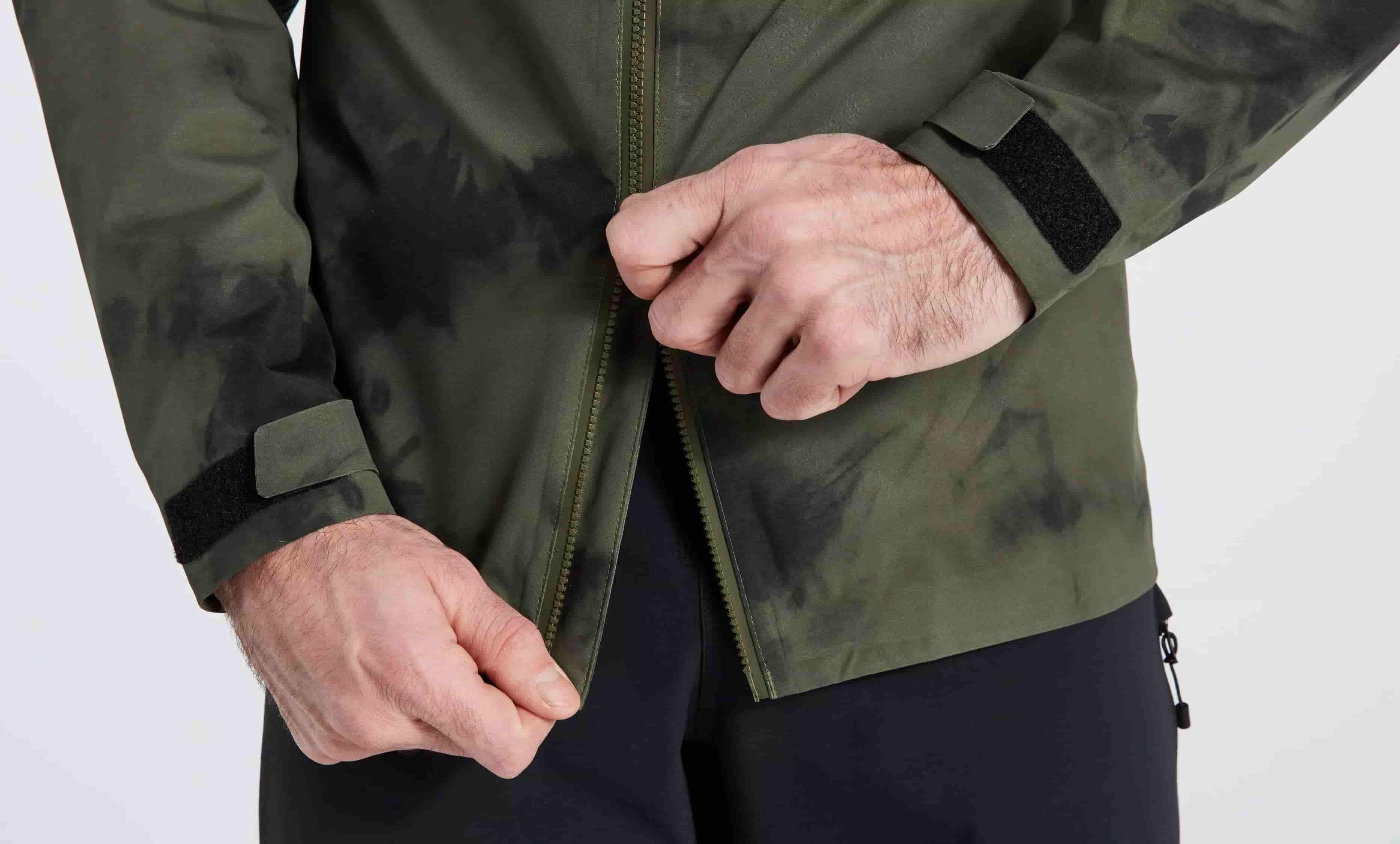 Specialized Trail Rain Jacket Altered-Edition M - Velikost: M | Barva: Sivá, Zelená · záber 6