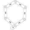 Abus Folding Lock 5700K/80 SH (Velikost Univerzální velikost)