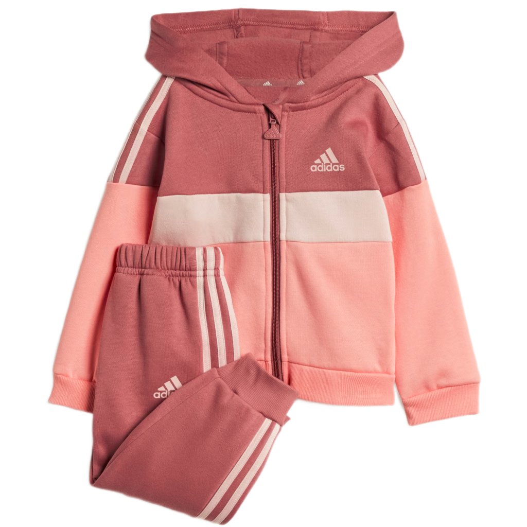 Adidas Tiberio 3-Stripes Colorblock Fleece Track Suit Kids