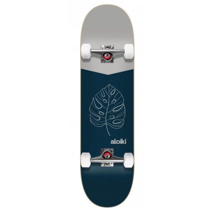 Aloiki Blue Leaf 7.87" Skateboard