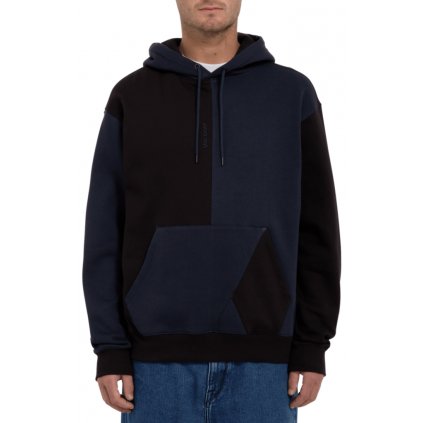 [A4132302-NVY] VOLCOM HALFSTONE PULL OVER HOODIE - NAVY (SML)