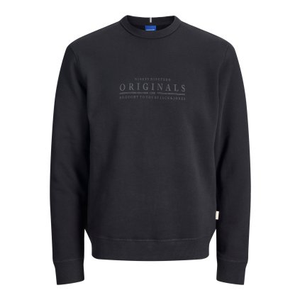 jackjones jorcatskillsminimalsweatcrewneck black