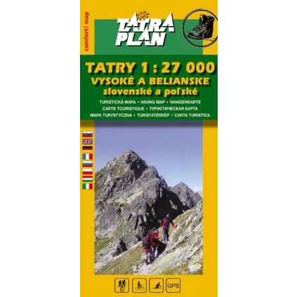 Vysoké a Belianske Tatry 1:27000